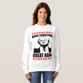 Machen Sie Weihnachten großen wieder Donald Trump Sweatshirt (Vorne ganz)
