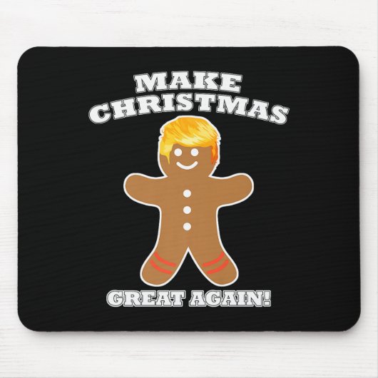 Machen Sie Weihnachten wieder groß Ginger Bread Ma Mousepad (Vorne)