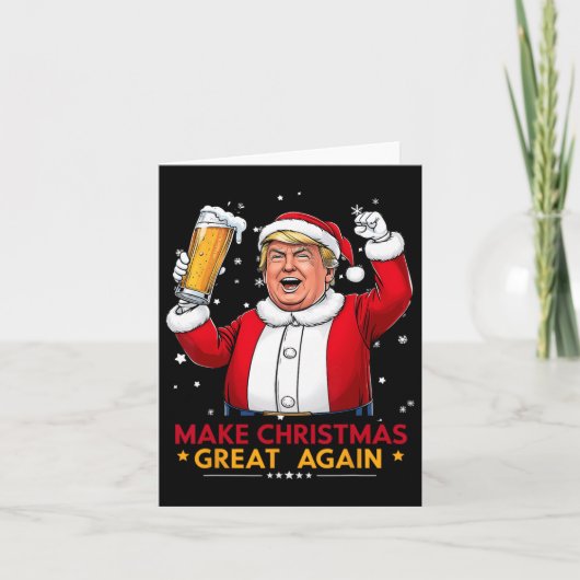 Machen Sie Weihnachten wieder groß Trump American Karte (Vorderseite)