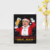 Machen Sie Weihnachten wieder groß Trump American Karte (Gelbe Blume)