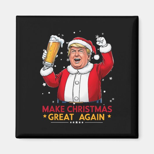 Machen Sie Weihnachten wieder groß Trump American  Magnet (Vorne)