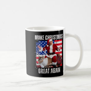 Machen Sie Weihnachten wieder groß Trump Pyjama hä Kaffeetasse