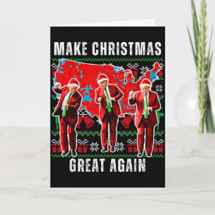 Machen Sie Weihnachten wieder groß Trump Schlafanz Karte