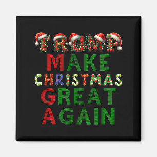 Machen Sie Weihnachten wieder großartig Lustiger D Magnet