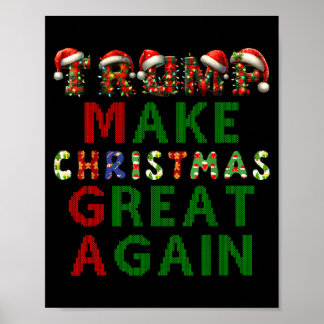 Machen Sie Weihnachten wieder großartig Lustiger D Poster