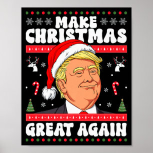 Machen Sie Weihnachten wieder großartig Lustiger D Poster