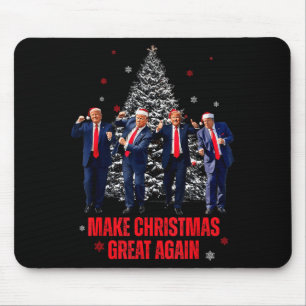 Machen Sie Weihnachten wieder großartig Santa Trum Mousepad