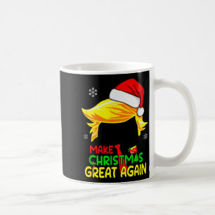 Machen Sie Weihnachten wieder großartig Trump Haar Kaffeetasse