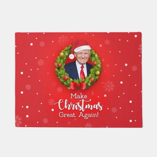 Machen Sie Weihnachten wieder großartig Trump MAGA Fußmatte (Vorderseite)