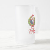 Machen Sie Weihnachten wieder großartig Trump MAGA Mattglas Bierglas (VorderseiteRechts)