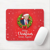 Machen Sie Weihnachten wieder großartig Trump MAGA Mousepad (Mit Mouse)