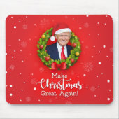 Machen Sie Weihnachten wieder großartig Trump MAGA Mousepad (Vorne)