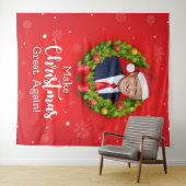 Machen Sie Weihnachten wieder großartig Trump MAGA Wandteppich (Beispiel (Horizontal))