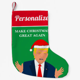 Machen Sie Weihnachten wieder großartig Trump Weih Kleiner Weihnachtsstrumpf