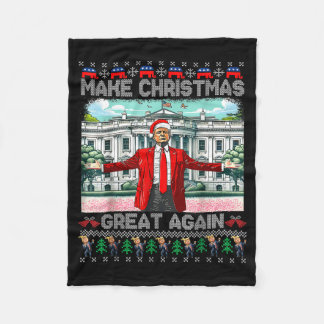 Machen Sie Weihnachten wieder großartig Xmas Lusti Fleecedecke