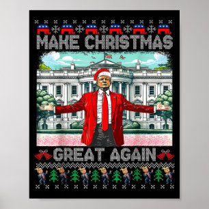 Machen Sie Weihnachten wieder großartig Xmas Lusti Poster