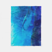 Machen Sie Weise für den Hai-König Fleecedecke (Vorderseite)