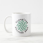 Machen Sie Whirled Erbsen 2 sichtbar Kaffeetasse (Links)