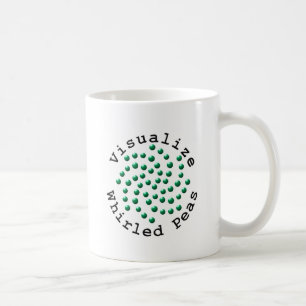 Machen Sie Whirled Erbsen 2 sichtbar Kaffeetasse