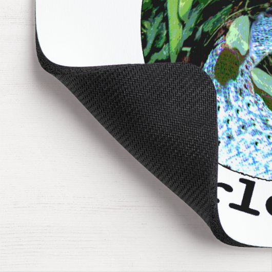 Machen Sie Whirled Erbsen Mousepad sichtbar (Ecke)