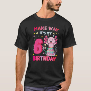 Machen Sie wie es ist mein 6. Geburtstag Niedlich T-Shirt