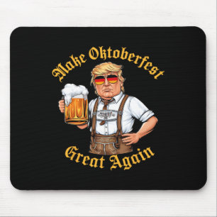 Machen Sie wieder großartig Trump Drink Bier Prost Mousepad