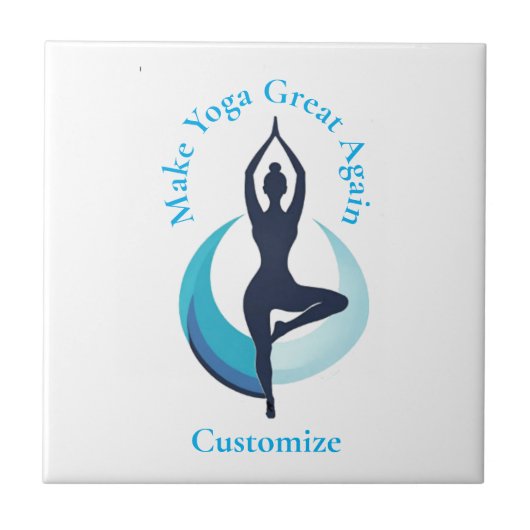 Machen Sie Yoga wieder groß Thunder_Cove Fliese (Vorderseite)