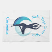 Machen Sie Yoga wieder groß Thunder_Cove Geschirrtuch (Horizontal)