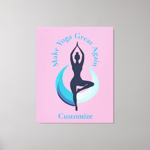 Machen Sie Yoga wieder groß Thunder_Cove Leinwanddruck