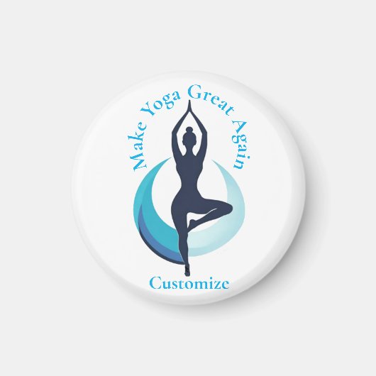 Machen Sie Yoga wieder groß Thunder_Cove Magnet (Vorne)