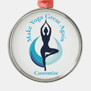 Machen Sie Yoga wieder groß Thunder_Cove Ornament Aus Metall