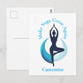 Machen Sie Yoga wieder groß Thunder_Cove Postkarte (Vorne/Hinten)