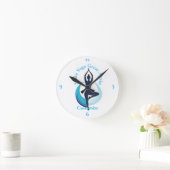 Machen Sie Yoga wieder groß Thunder_Cove Runde Wanduhr (Zuhause)