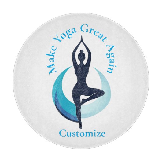 Machen Sie Yoga wieder groß Thunder_Cove Schneidebrett (Vorderseite)