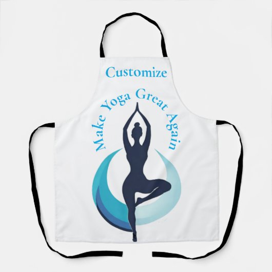 Machen Sie Yoga wieder groß Thunder_Cove Schürze (Vorderseite)
