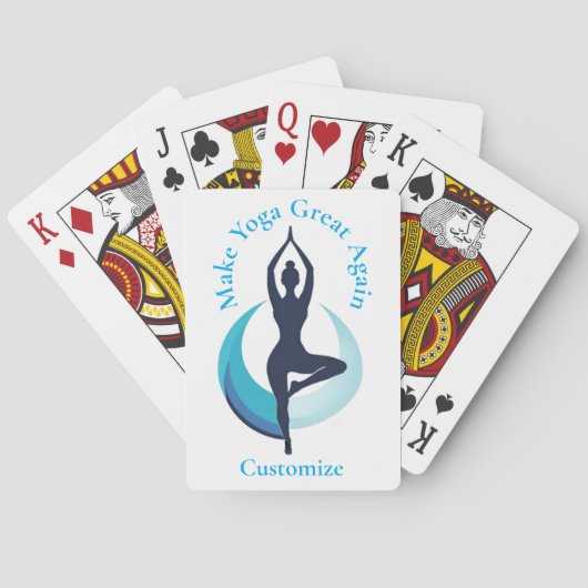 Machen Sie Yoga wieder groß Thunder_Cove Spielkarten (Rückseite)