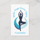 Machen Sie Yoga wieder groß Thunder_Cove Visitenkarte (Vorderseite)