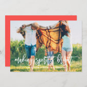 MACHEN SPIRIEREN HELLE Foto-Urlaubskarte Feiertagskarte (Vorne/Hinten)