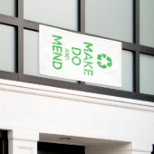 Machen und Mähen Banner (Äußeres Gebäude)