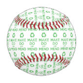 Machen und Mähen Baseball (Vorderseite)