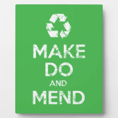 Machen und Mähen Fotoplatte (Vorderseite)