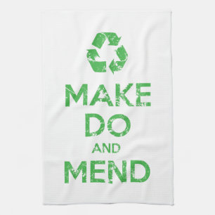 Machen und Mähen Geschirrtuch