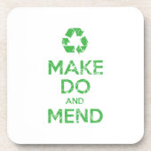 Machen und Mähen Getränkeuntersetzer (Vorderseite)
