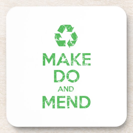 Machen und Mähen Getränkeuntersetzer (Vorderseite)