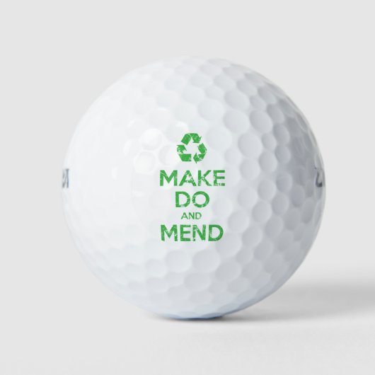 Machen und Mähen Golfball (Vorderseite)