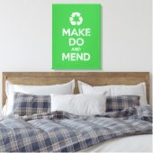 Machen und Mähen Leinwanddruck (Insitu (Schlafzimmer))