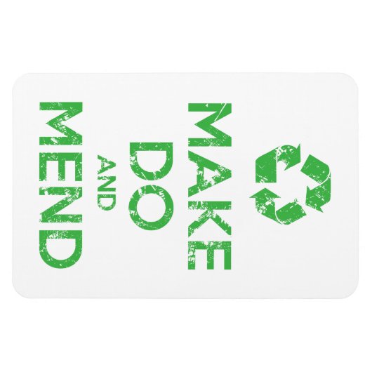 Machen und Mähen Magnet (Horizontal)