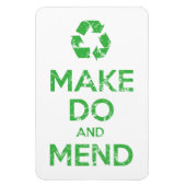 Machen und Mähen Magnet (Vertikal)