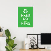 Machen und Mähen Poster (Heimbüro)
