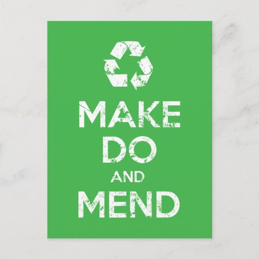 Machen und Mähen Postkarte (Vorderseite)